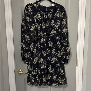 Tommy Hilfiger Floral Navy Dress